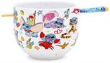 Disney Lilo & Stitch Costumes 20-Ounce Ceramic Ramen Bowl With Chopsticks