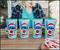 Disney Lilo & Stitch Santa Stitch 4-Piece Plastic Cup Set | Each Holds 22 Ounces