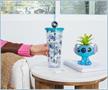 Disney Lilo & Stitch Elvis Stitch 24-Ounce Carnival Cup With Straw Topper Charm
