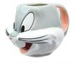 Looney Toons Bugs Bunny Face 22 Ounce Sculpted Ceramic Mug