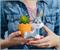 Looney Tunes Bugs Bunny 5-Inch Ceramic Mini Planter With Artificial Succulent
