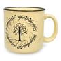 Lord of the Rings Gondor Elven Text 20oz Ceramic Camper Mug