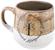 The Lord Of The Rings Elven Text Tapered Ceramic Pottery Mug | Holds 18 Ounces