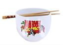 Marvel Comics Ceramic Ramen Bowl with Chopsticks