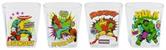Marvel Comics Superheroes 9-Ounce Rock Glasses | Set of 4