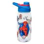 Marvel Spider-Man 20oz Hinged Handle Plastic Sports Bottle w/ Sticker Sheet