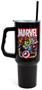 Marvel Comics The Avengers 40-Ounce Black Stainless Steel Tumbler With Handle
