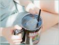 Marvel Comics The Avengers 40-Ounce Black Stainless Steel Tumbler With Handle