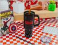 Marvel Comics The Avengers 40-Ounce Black Stainless Steel Tumbler With Handle