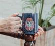 Disney Nightmare Before Christmas Sugar Skulls Jack and Sally Ceramic Mug Set