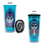 Disney Nightmare Before Christmas Sugar Skulls Plastic Travel Tumbler with Lid