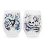 Nightmare Before Christmas Ink Blot 2 Piece 20oz Stemless Wine Glass Set