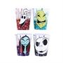 Nightmare Before Christmas 4 Piece 1.5oz Mini Plastic Cup Set