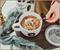 Disney Nightmare Before Christmas Santa Jack Wreath Ceramic Soup Mug With Lid