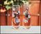 Disney The Nightmare Before Christmas Jack and Sally Fluted Glassware | Set of 2