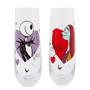 Disney The Nightmare Before Christmas Jack and Sally Fluted Glassware | Set of 2