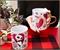 Disney Nightmare Before Christmas Jack and Sally Sculpted Handle Ceramic Mug Set