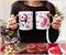 Disney Nightmare Before Christmas Jack and Sally Sculpted Handle Ceramic Mug Set
