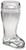 Santa Claus Boot Sculpted Glass Cup | Holds 23 Ounces