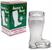 Santa Claus Boot Sculpted Glass Cup | Holds 23 Ounces