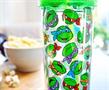 Teenage Mutant Ninja Turtles Allover Faces Carnival Cup With Lid and Straw