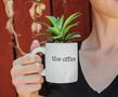 The Office Worlds Best Boss Mini Ceramic Planter with Artificial Plant