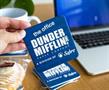The Office Dunder Mifflin Logo Paper Drink Coasters | Set of 6