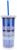 The Office Dunder Mifflin Plastic Carnival Cup With Straw | Hold 20 Ounces