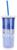 The Office Dunder Mifflin Plastic Carnival Cup With Straw | Hold 20 Ounces
