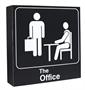 The Office Logo 6 x 6 Inch Wood Box Sign