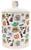 The Office Icons Ceramic Snack Jar With Molded Knob Lid | 10 Inches Tall