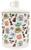 The Office Icons Ceramic Snack Jar With Molded Knob Lid | 10 Inches Tall