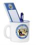 Parks and Recreation City of Pawnee 20oz Camper Mug w/ Pen and Pad Set