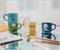Peanuts Characters Ceramic Stacking Mug Set With Rack | Each Holds 10 Ounces