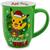 Pokemon Santa Pikachu Wide-Rim Ceramic Latte Mug | Holds 16 Ounces