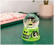 The Powerpuff Girls Buttercup Comic Panels 3-Inch Mini Light-Up Snow Globe