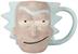 Rick and Morty Rick Sanchez Face 3D Sculpted Ceramic Mug | Holds 20 Ounces