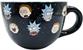 Rick and Morty Faces 24-Ounce Ceramic Soup Mug