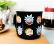 Rick and Morty Heads Allover Print Ceramic Camper Mug | Holds 20 Ounces