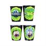 Rick and Morty 4 Piece 1.5oz Mini Plastic Cup Set