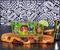 Rick and Morty Colorful Faces 2-Ounce Mini Shot Glasses | Set of 4