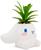 Sanrio Cinnamoroll 3-Inch Ceramic Mini Planter With Artificial Succulent
