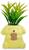 Sanrio Pompompurin 3-Inch Ceramic Mini Planter With Artificial Succulent