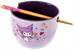Sanrio Kuromi 20-Ounce Ramen Bowl With Chopsticks and Spoon