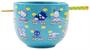 Sanrio Hello Kitty and Friends Blue 20-Ounce Ramen Bowl and Chopstick Set