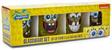 Nickelodeon SpongeBob Faces 2-Ounce Mini Glasses | Set of 4