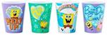 Nickelodeon SpongeBob SquarePants 4-Piece Plastic Mini Cups | Each Hold 2 Ounces