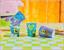 Nickelodeon SpongeBob SquarePants 4-Piece Plastic Mini Cups | Each Hold 2 Ounces