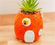 SpongeBob Pineapple House 4 .5 x 3 Inch Ceramic Planter w/ Artificial Plant