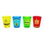 SpongeBob SquarePants Rainbow 1.5-Ounce Plastic Freeze Gel Mini Cups | Set of 4